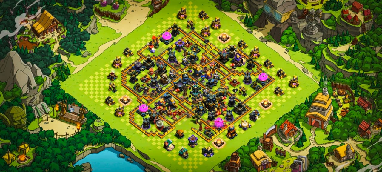 Town Hall 17 war Base