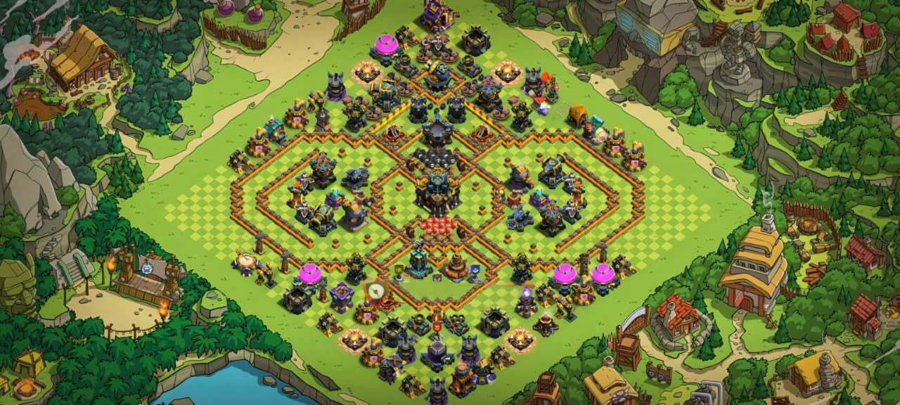 Town Hall 17 war Base