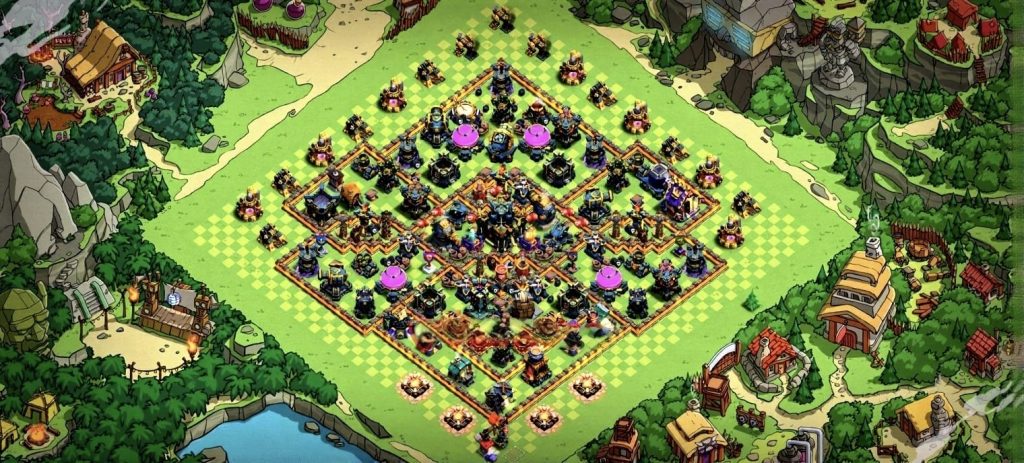Town Hall 17 war Base