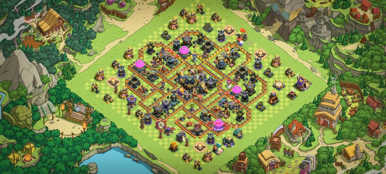 Town Hall 17 war Base